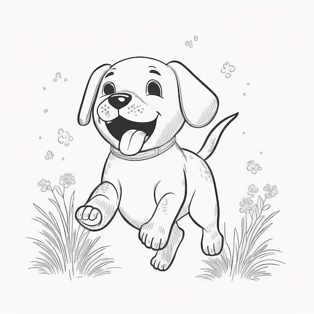 dog coloring pages